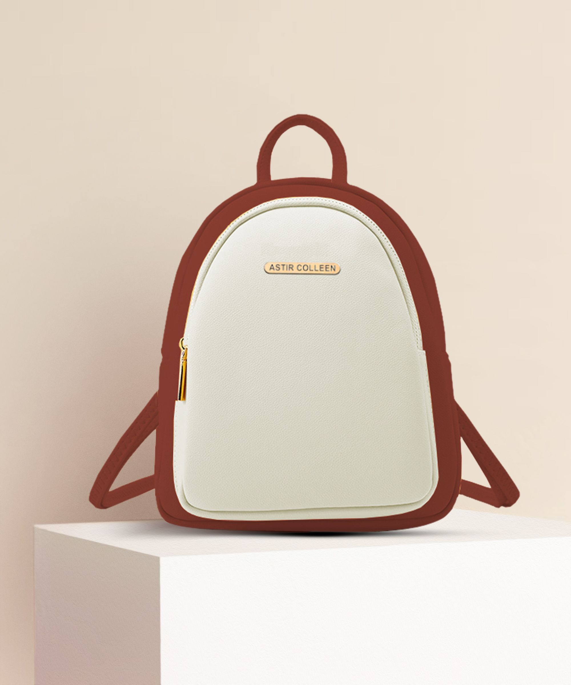 ASTIR COLLEEN Leather Women/Girls Sling Bag Cum Backpack (Big-Pocket) 10 L Backpack