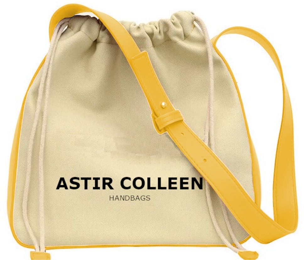 ASTIR COLLEEN Yellow Sling Bag Canvas Bags for Women