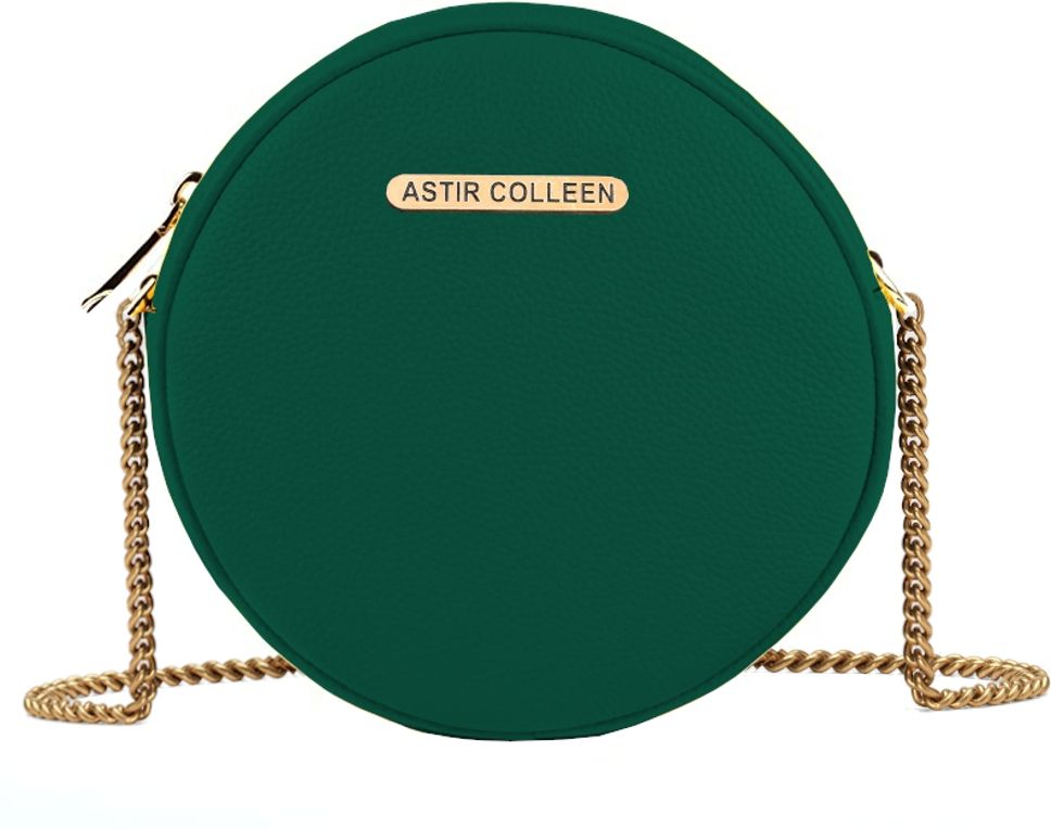 ASTIR COLLEEN Green Sling Bag Sling Bag Women's & Girl's Sling Bag - Round Plain