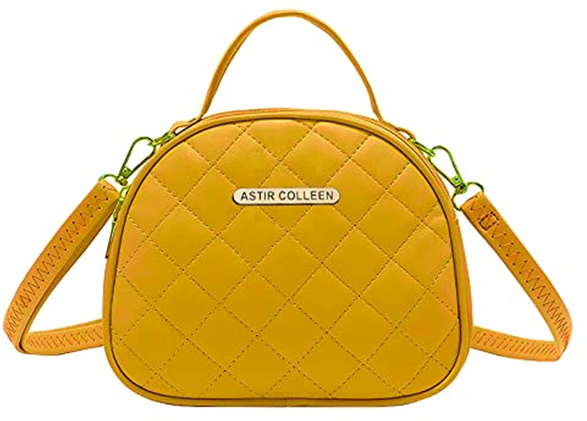 ASTIR COLLEEN Yellow Satchel Women's & Girl's Sling/Satchel Bag